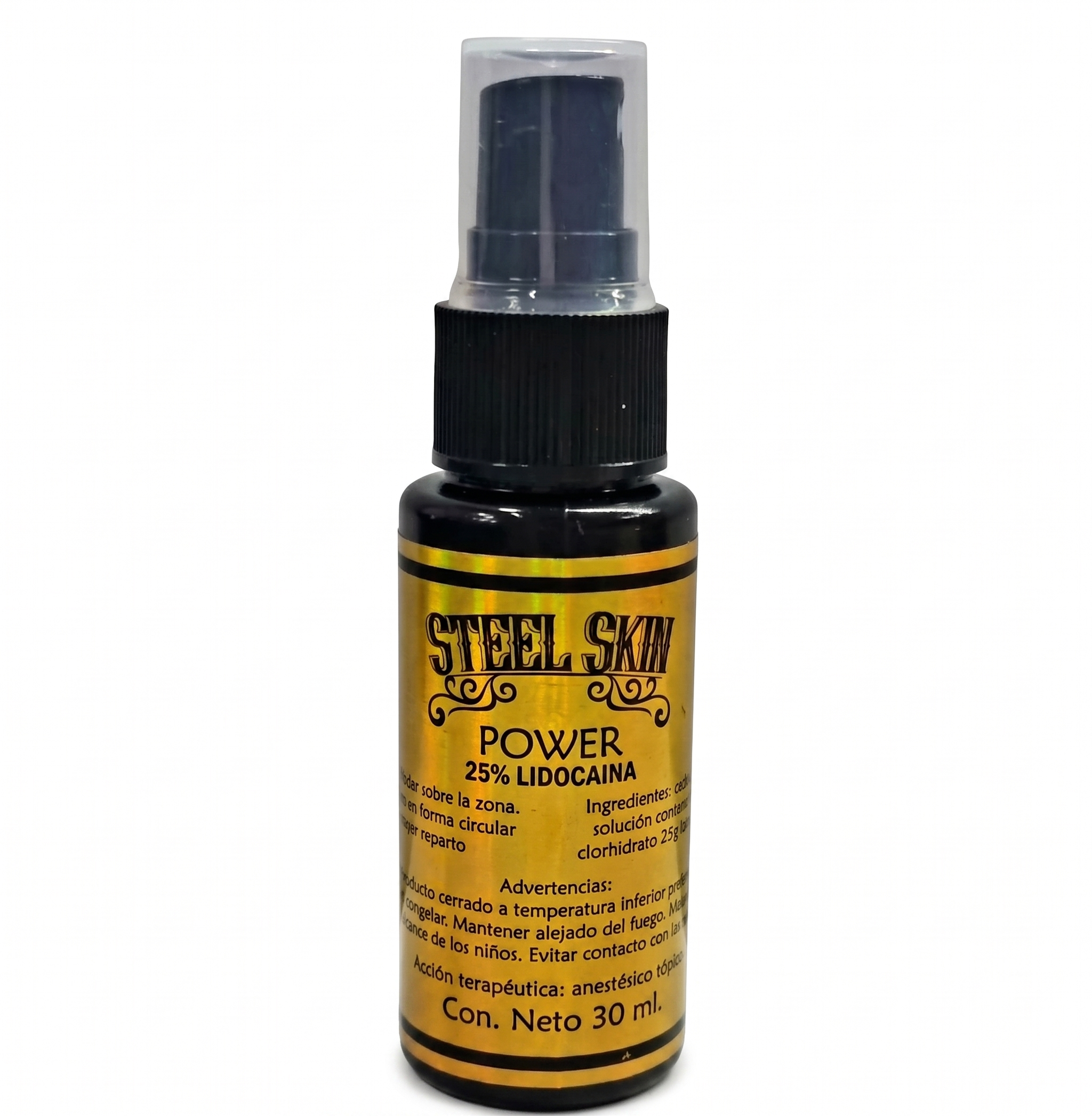 Spray sin dolor Steel Skin 25% Lidocaina