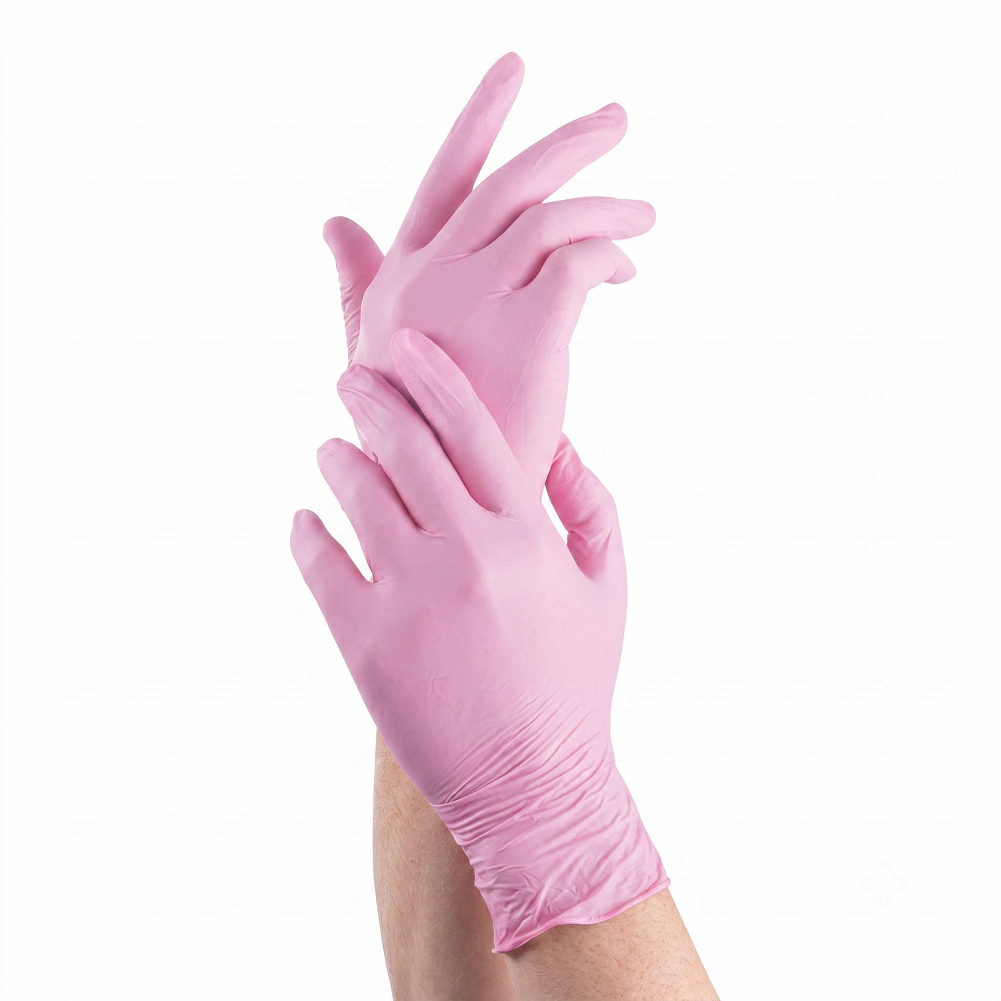 Guantes Nitrilo Rosa
